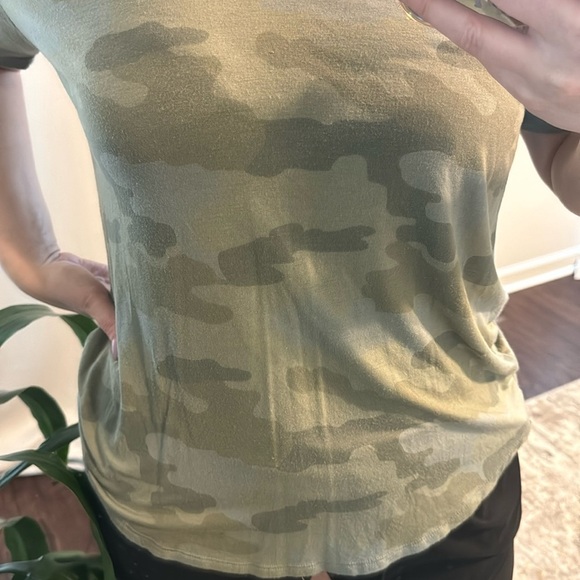 Casual comfy Camo Relaxed Fit T-Shirt - Picture 5 of 10